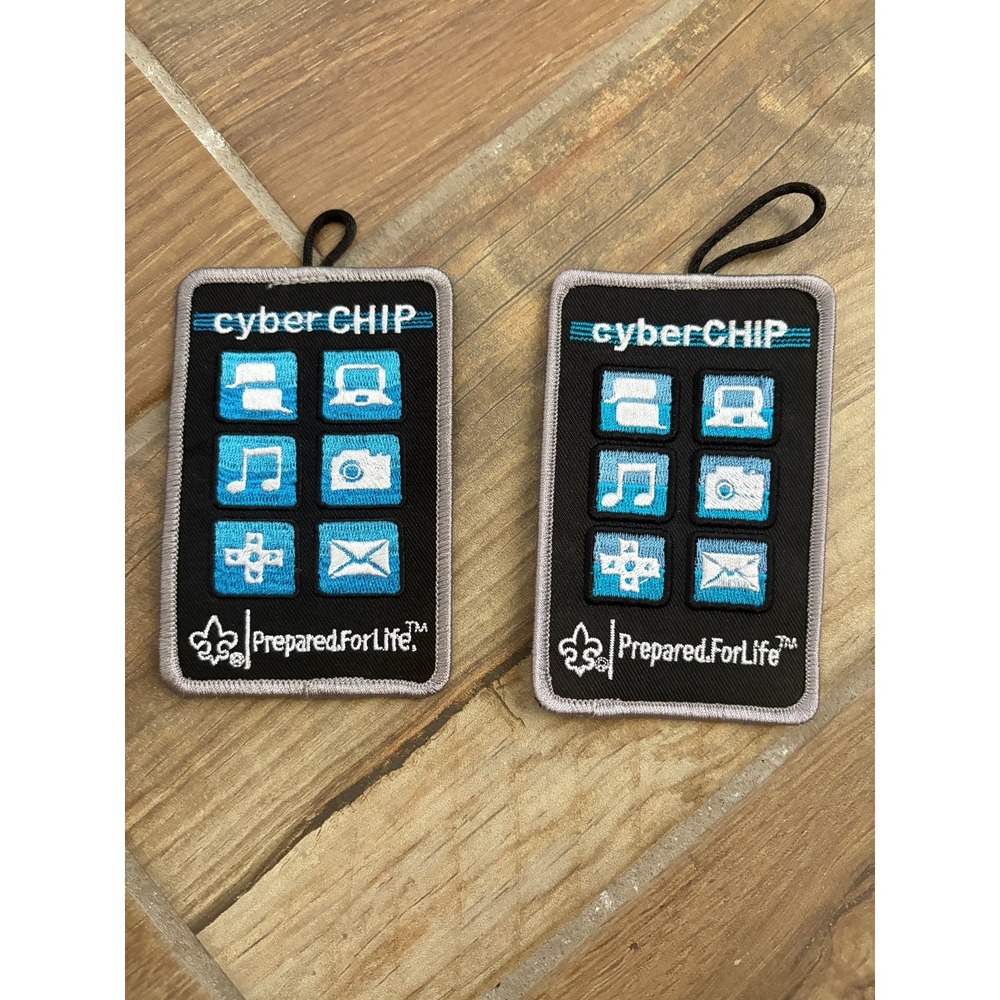 Cub Scout‎ Cyper Chip patches- count 2